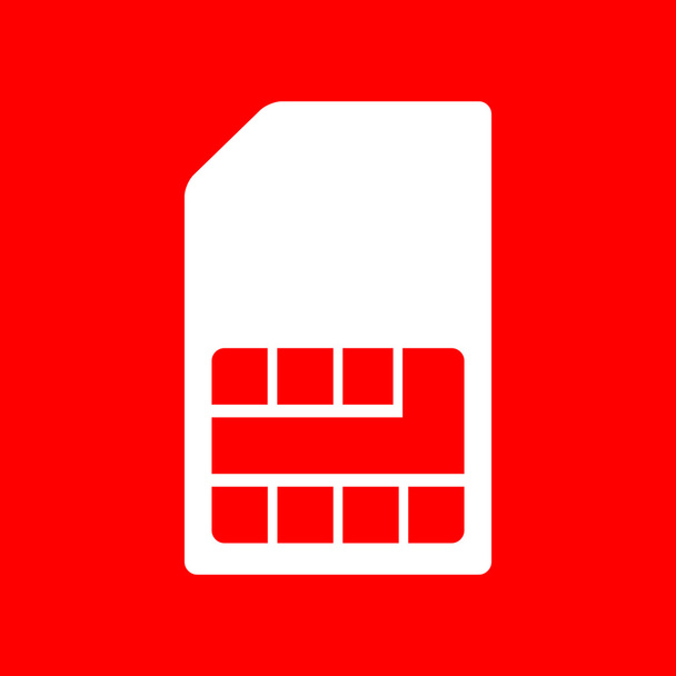 Signo de tarjeta SIM
 - Vector, imagen