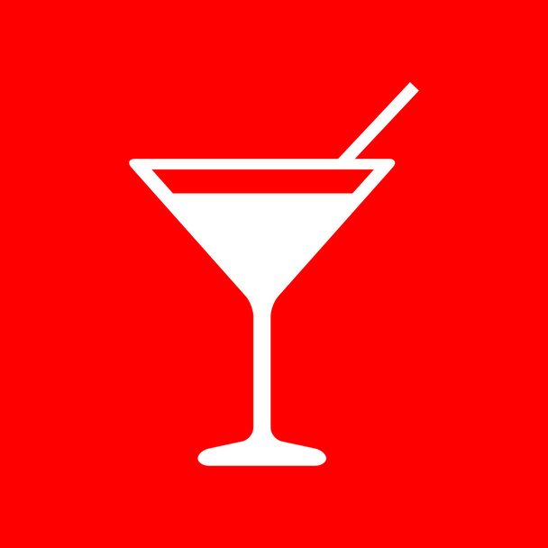 Cocktail sign illustration - Vector, Image