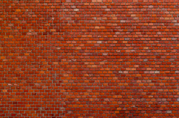 Old red brick wall background with copy space - Photo, Image
