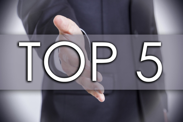 TOP 5 - бизнес-концепция с текстом
 - Фото, изображение