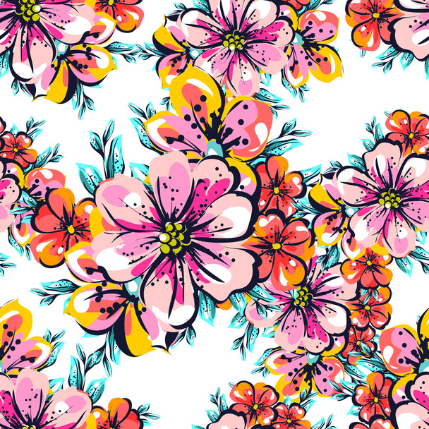 flower pattern background - Vektor, kép