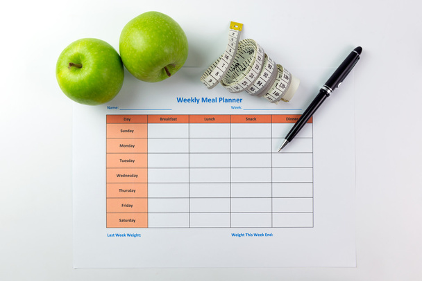 Weekly meal planner - Photo, Image