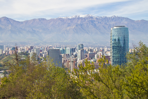 Santiago city view - Photo, Image