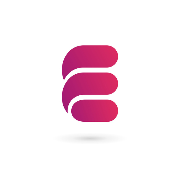 Letter E logo icon design template elements - Vector, Image