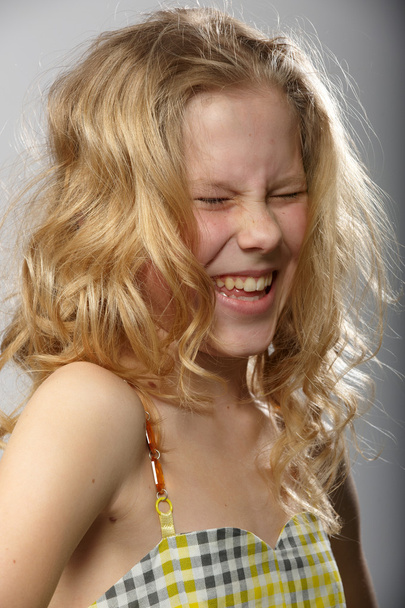 Funny little blonde - Foto, Imagen