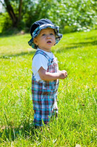Toddler in a park - Φωτογραφία, εικόνα