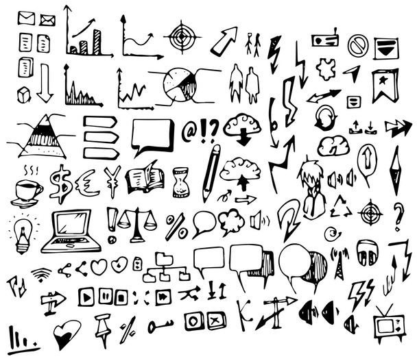Schizzo vettoriale di business doodles eps10
 - Vettoriali, immagini