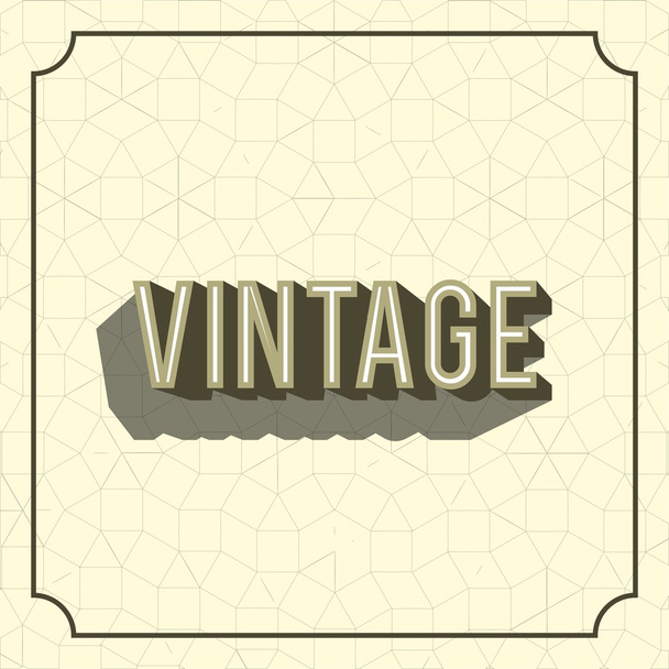 Vintage, retro tasarım kümesi - Vektör, Görsel