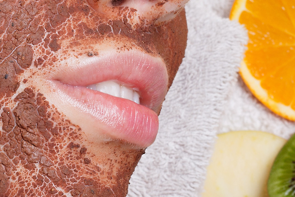 Natural homemade fruit facial masks - Foto, Imagem