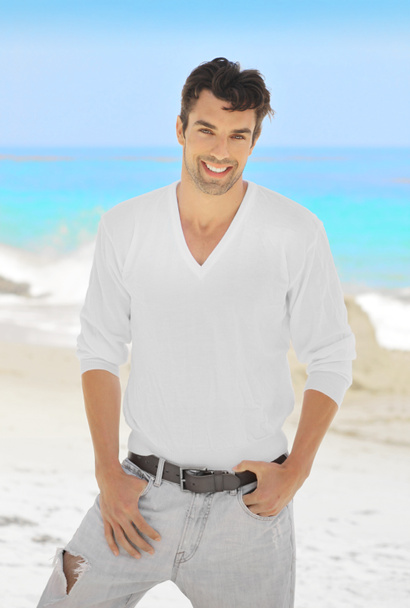 Smiling male model - Photo, image