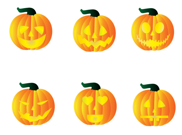 Pumpkins - Vector, Image