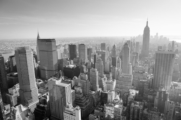skyline di New York in bianco e nero
 - Foto, immagini