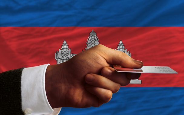 Kaufen mit Kreditkarte in Kambodscha - Foto, Bild