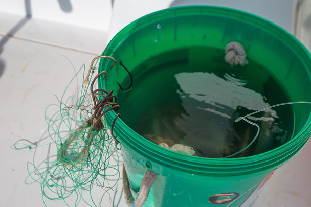 Mousquetons pour la pêche à la traîne
 - Photo, image