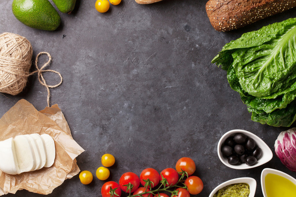 Voedingsmiddelen en nieuwe voedselingrediënten koken - Foto, afbeelding