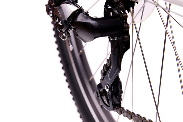 自転車のギアのクローズ アップ - 写真・画像