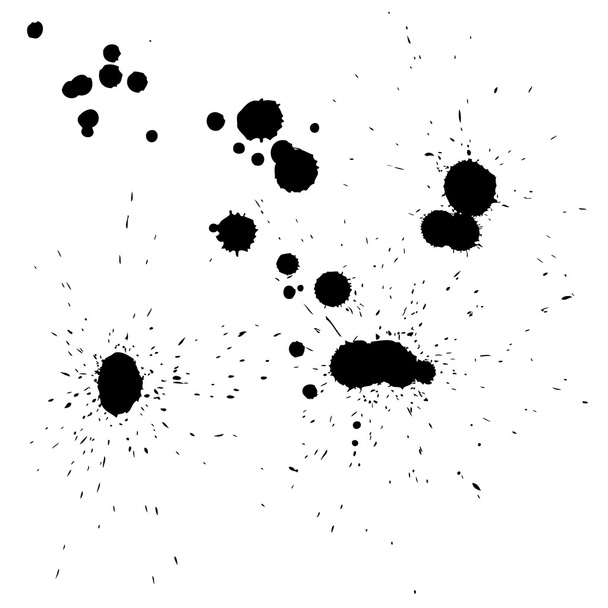 dirty ink drop spots  - Photo, Image