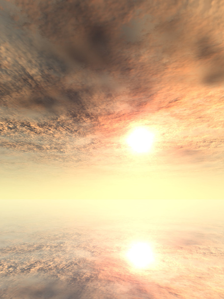 Cielo con nuvole al tramonto  - Foto, immagini