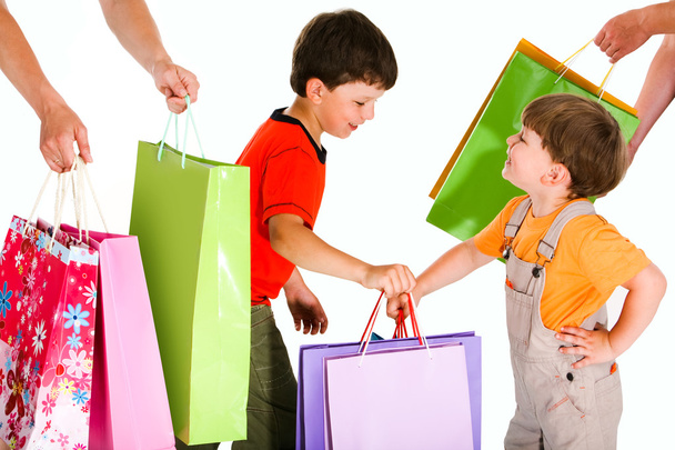 Little shoppers - Фото, изображение