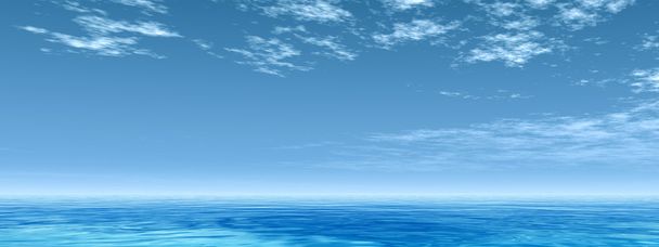 водяні хвилі і хмарний небо
  - Фото, зображення