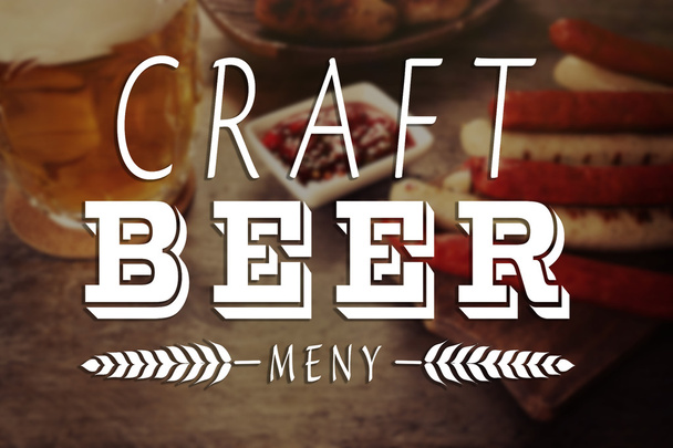 Exclusive fresh craft beer - Zdjęcie, obraz