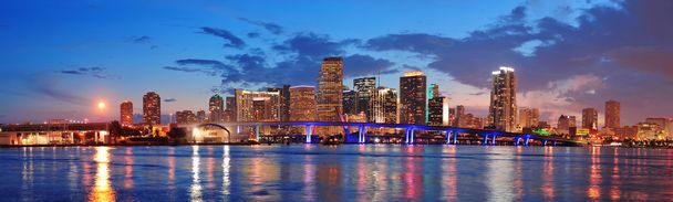 Miami night scene - Photo, Image