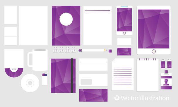 Corporate identity template set - Vector, Image
