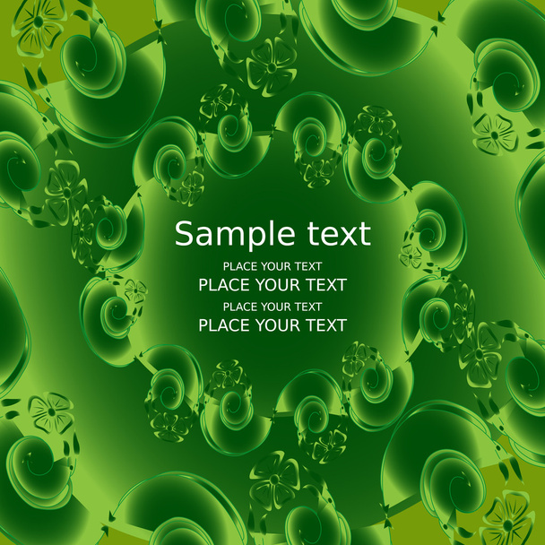 Abstraction green background - Vector, Image