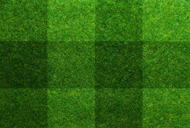 Grünes Gras Fußballfeld Hintergrund - Foto, Bild