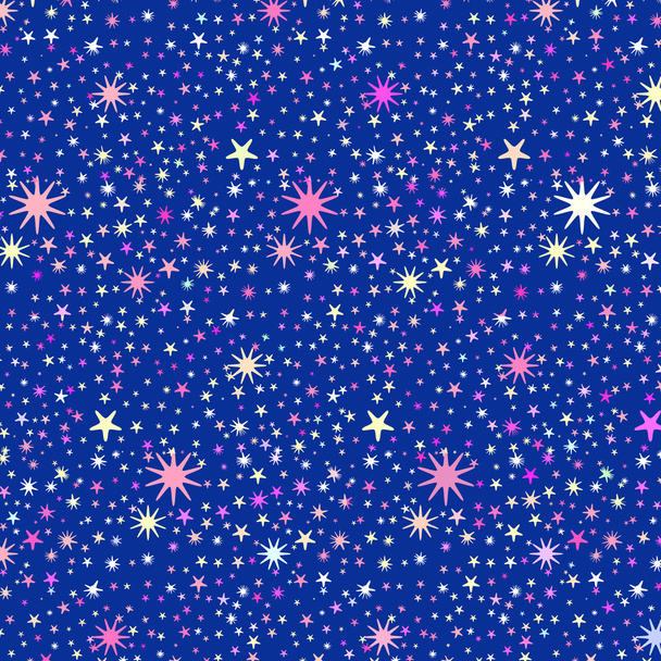 étoiles sur fond bleu - Vecteur, image