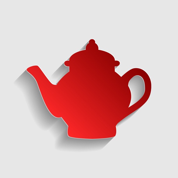 Tea maker sign - Vecteur, image