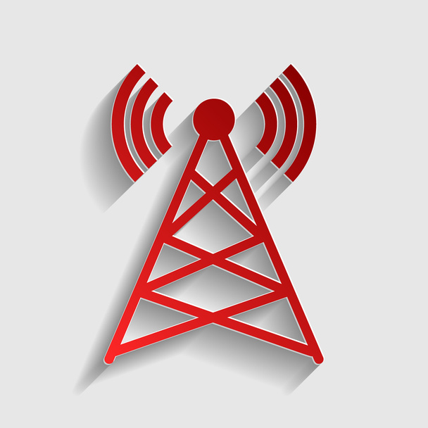 Ilustração do sinal da antena
 - Vetor, Imagem