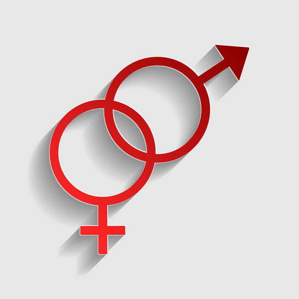 Σημάδι σύμβολο του σεξ - Διάνυσμα, εικόνα