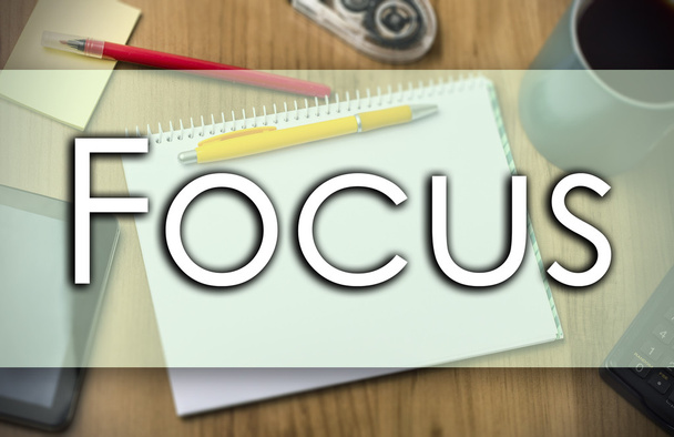 focus - Geschäftskonzept mit Text - Foto, Bild
