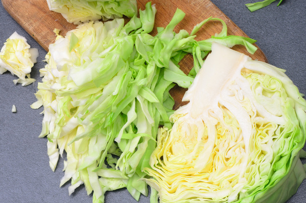 fresh chopped cabbage  - Foto, afbeelding