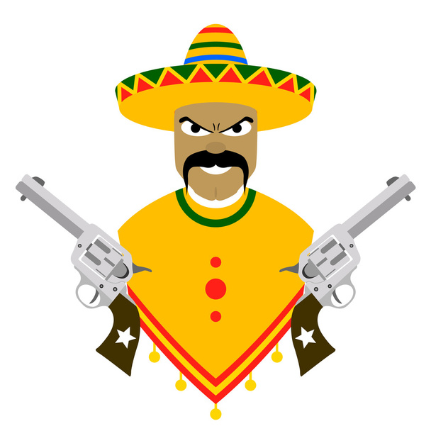 Vector Mexican man - ベクター画像