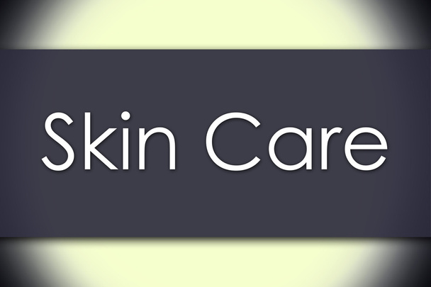Skin Care - concept d'entreprise avec texte
 - Photo, image