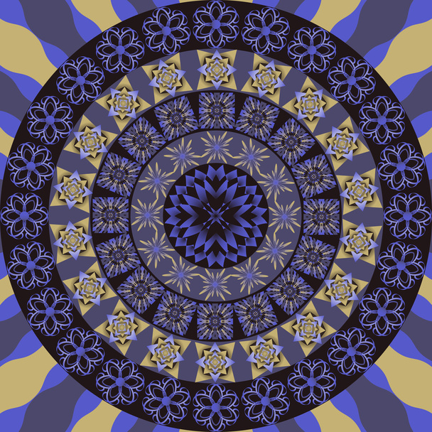 abstract vector circular pattern - Vector, Image