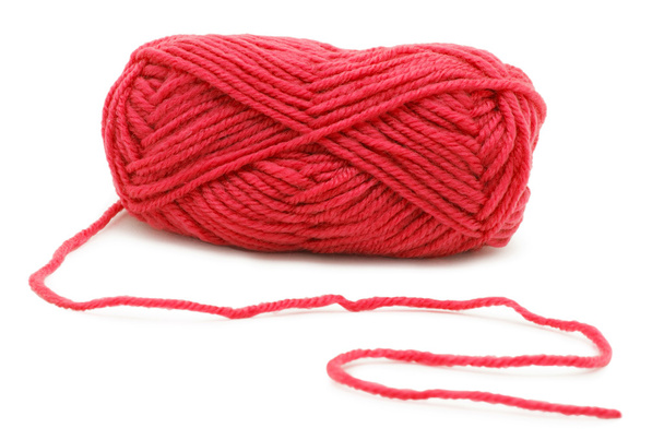 Red yarn for knitting - Photo, Image