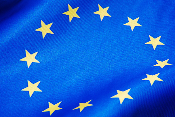 Flag of EU background - Foto, Imagem