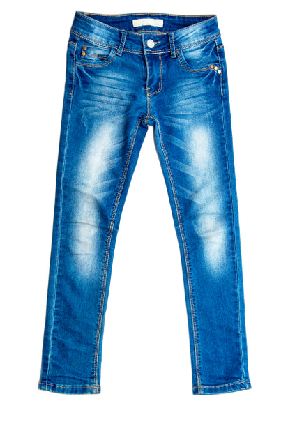 Blue Jeans Isolated on White - Photo, Image