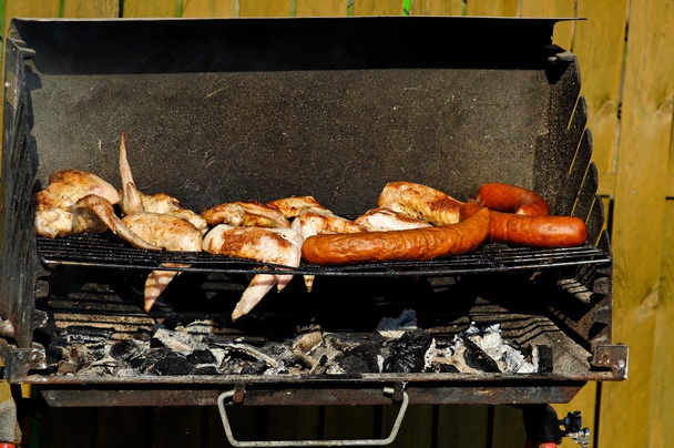 estate barbecue cibo bianco carne dieta
 - Foto, immagini