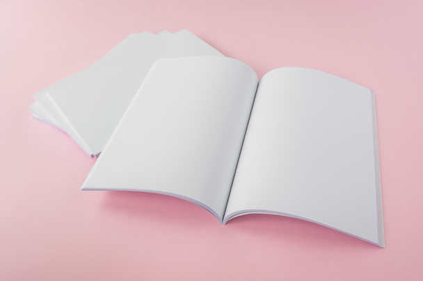 empty and white Booklets - Φωτογραφία, εικόνα