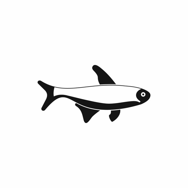 Fish icon, simple style - Vetor, Imagem