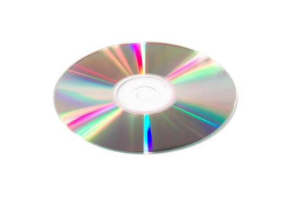 one dvd on white background - Photo, Image