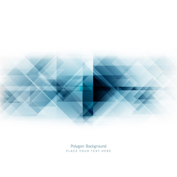Light blue color polygonal shape background - Vector, Image