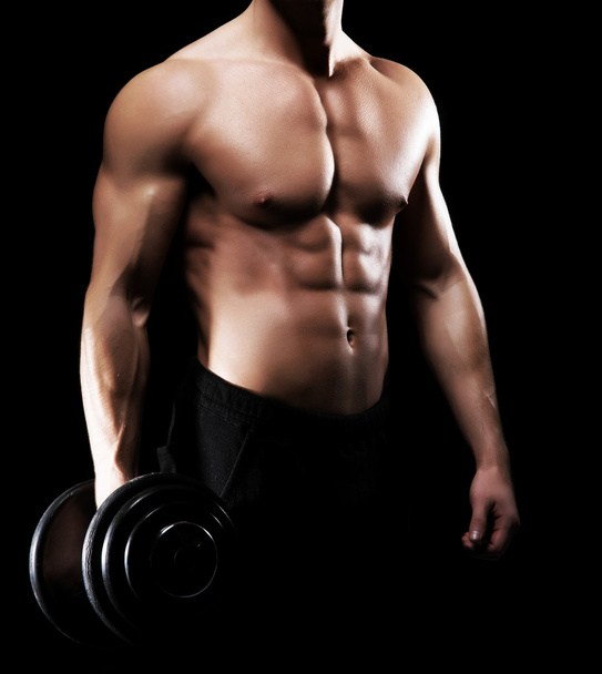 bodybuilder man having a workout - Foto, Bild