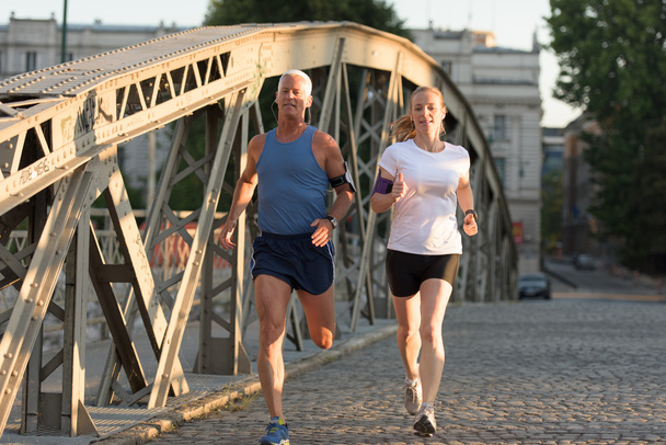 couple sain jogging
 - Photo, image
