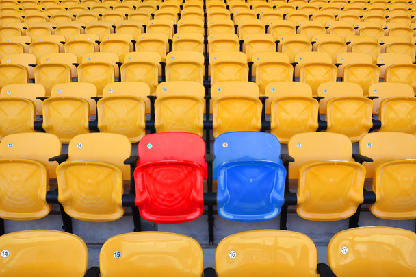 Stadium color seat - Photo, Image