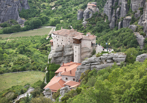 Meteora. Rusanov Monastery (St Barbara). Greece. - Photo, Image
